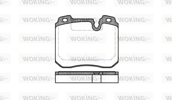 Woking P2783.00 - Komplet Pločica, disk-kočnica www.molydon.hr