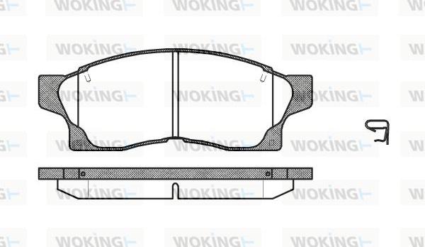 Woking P2773.00 - Komplet Pločica, disk-kočnica www.molydon.hr