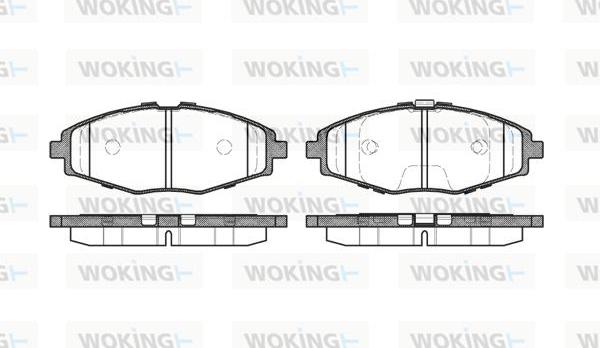 Woking P7963.00 - Komplet Pločica, disk-kočnica www.molydon.hr