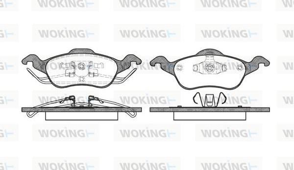 Woking P7913.00 - Komplet Pločica, disk-kočnica www.molydon.hr