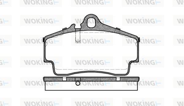 Woking P7543.00 - Komplet Pločica, disk-kočnica www.molydon.hr