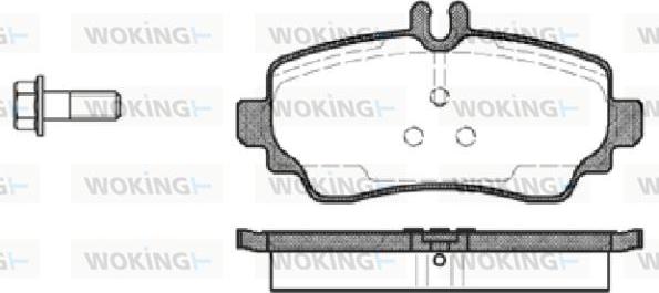 Woking P7503.00 - Komplet Pločica, disk-kočnica www.molydon.hr