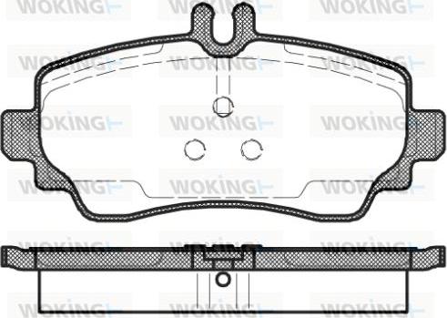 Woking P7503.02 - Komplet Pločica, disk-kočnica www.molydon.hr