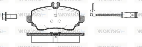 Woking P7503.22 - Komplet Pločica, disk-kočnica www.molydon.hr