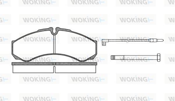 Woking P7513.02 - Komplet Pločica, disk-kočnica www.molydon.hr