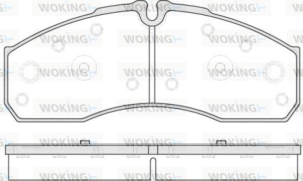 Woking P7513.30 - Komplet Pločica, disk-kočnica www.molydon.hr