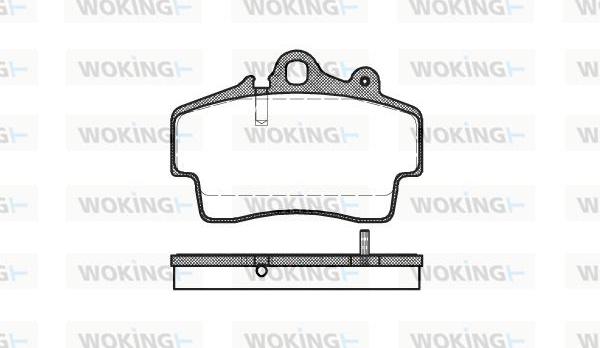 Woking P7533.00 - Komplet Pločica, disk-kočnica www.molydon.hr