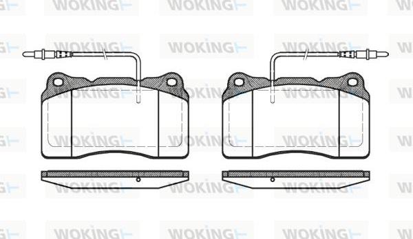 Woking P7663.14 - Komplet Pločica, disk-kočnica www.molydon.hr