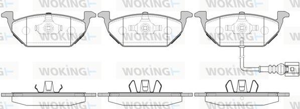 Woking P7333.31 - Komplet Pločica, disk-kočnica www.molydon.hr