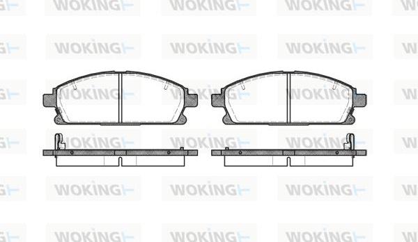 Woking P7743.12 - Komplet Pločica, disk-kočnica www.molydon.hr