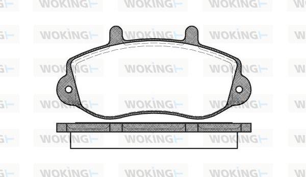 Woking P7773.00 - Komplet Pločica, disk-kočnica www.molydon.hr