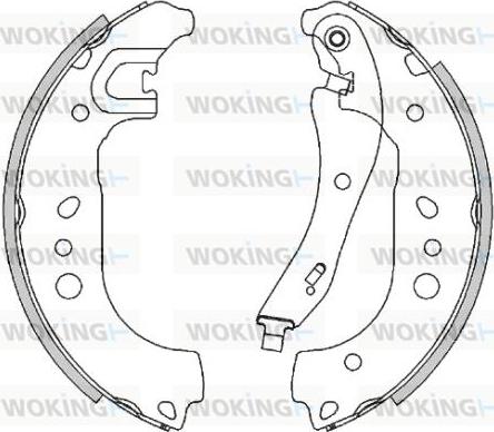 Woking Z4495.00 - Kočiona obloga www.molydon.hr