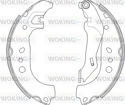 Woking Z4445.00 - Kočiona obloga www.molydon.hr