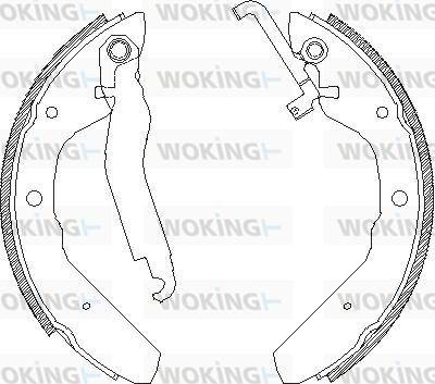 Woking Z4403.00 - Kočiona obloga www.molydon.hr