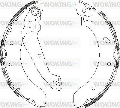 Woking Z4407.00 - Kočiona obloga www.molydon.hr