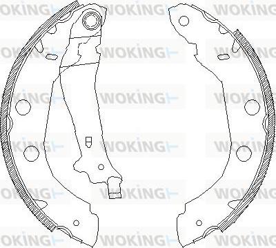 Woking Z4415.00 - Kočiona obloga www.molydon.hr