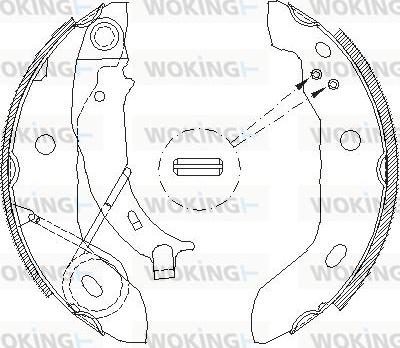 Woking Z4421.00 - Kočiona obloga www.molydon.hr