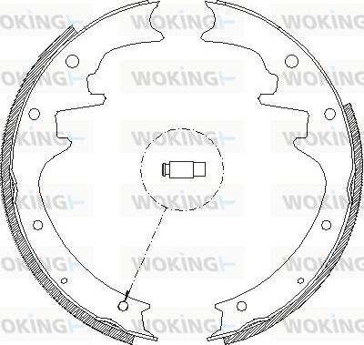 Woking Z4423.00 - Kočiona obloga www.molydon.hr