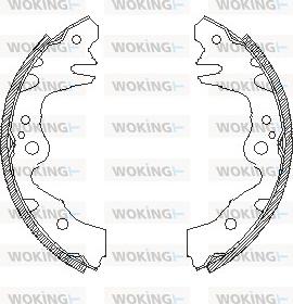 Woking Z4595.00 - Kočiona obloga www.molydon.hr