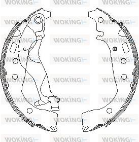 Woking Z4556.01 - Kočiona obloga www.molydon.hr