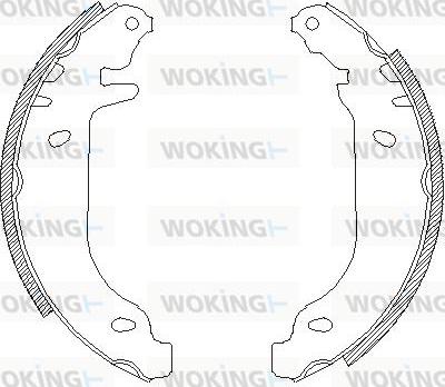 Woking Z4506.00 - Kočiona obloga www.molydon.hr