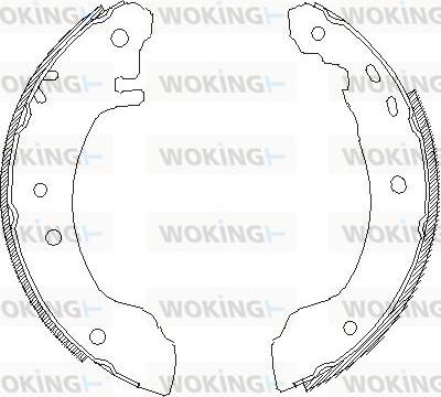 Woking Z4508.00 - Kočiona obloga www.molydon.hr