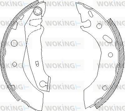 Woking Z4507.01 - Kočiona obloga www.molydon.hr