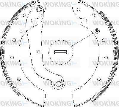 Woking Z4514.00 - Kočiona obloga www.molydon.hr