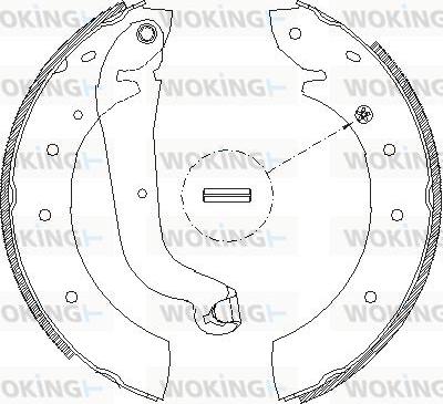 Woking Z4514.01 - Kočiona obloga www.molydon.hr