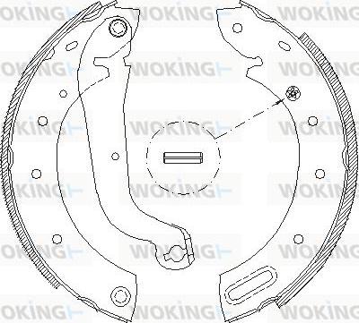 Woking Z4513.00 - Kočiona obloga www.molydon.hr