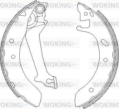 Woking Z4512.00 - Kočiona obloga www.molydon.hr