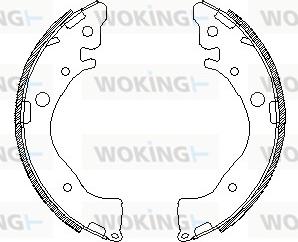 Woking Z4587.00 - Kočiona obloga www.molydon.hr