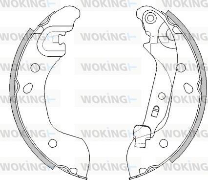 Woking Z4536.00 - Kočiona obloga www.molydon.hr