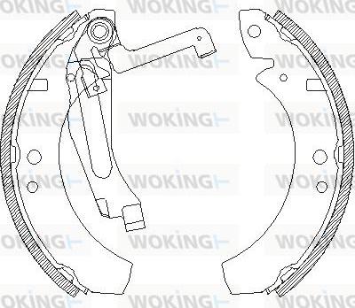 Woking Z4691.00 - Kočiona obloga www.molydon.hr