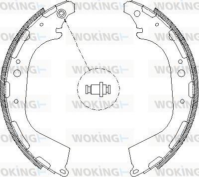 Woking Z4650.00 - Kočiona obloga www.molydon.hr