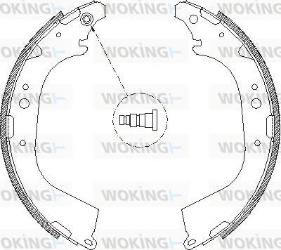 Woking Z4650.01 - Kočiona obloga www.molydon.hr