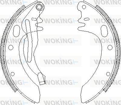 Woking Z4605.00 - Kočiona obloga www.molydon.hr