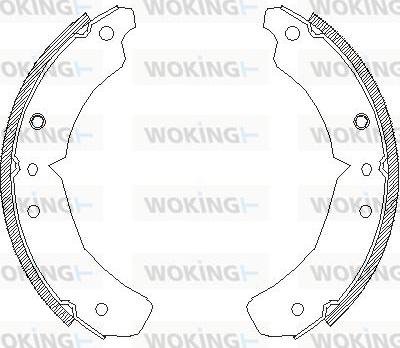 Woking Z4610.00 - Kočiona obloga www.molydon.hr