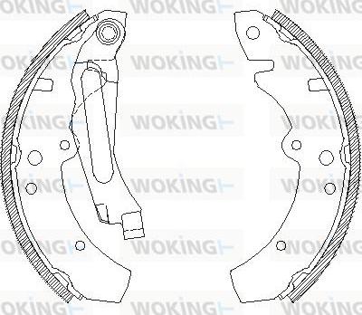 Woking Z4689.00 - Kočiona obloga www.molydon.hr