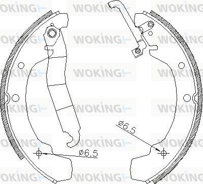 Woking Z4688.00 - Kočiona obloga www.molydon.hr