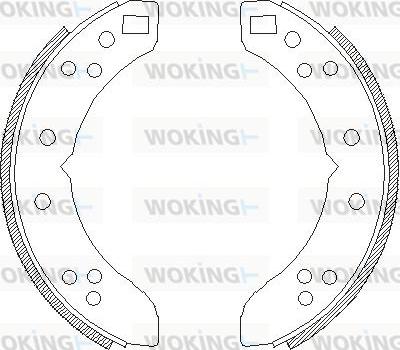 Woking Z4635.00 - Kočiona obloga www.molydon.hr