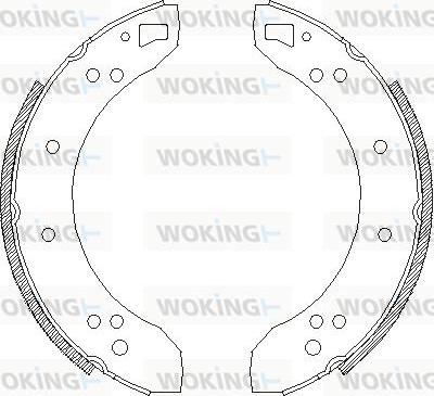 Woking Z4621.00 - Kočiona obloga www.molydon.hr