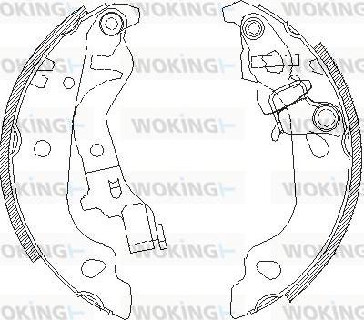 Woking Z4099.00 - Kočiona obloga www.molydon.hr