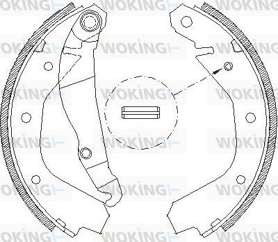 Woking Z4091.00 - Kočiona obloga www.molydon.hr