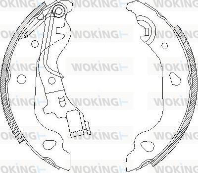 Woking Z4098.00 - Kočiona obloga www.molydon.hr