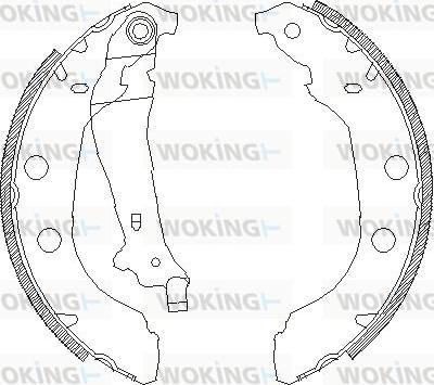 Woking Z4092.00 - Kočiona obloga www.molydon.hr