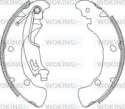 Woking Z4041.01 - Kočiona obloga www.molydon.hr