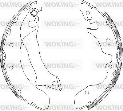 Woking Z4042.00 - Kočiona obloga www.molydon.hr