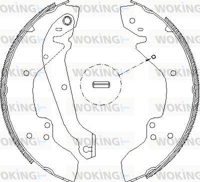 Woking Z4056.00 - Kočiona obloga www.molydon.hr