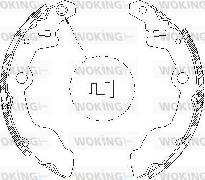 Woking Z4050.00 - Kočiona obloga www.molydon.hr